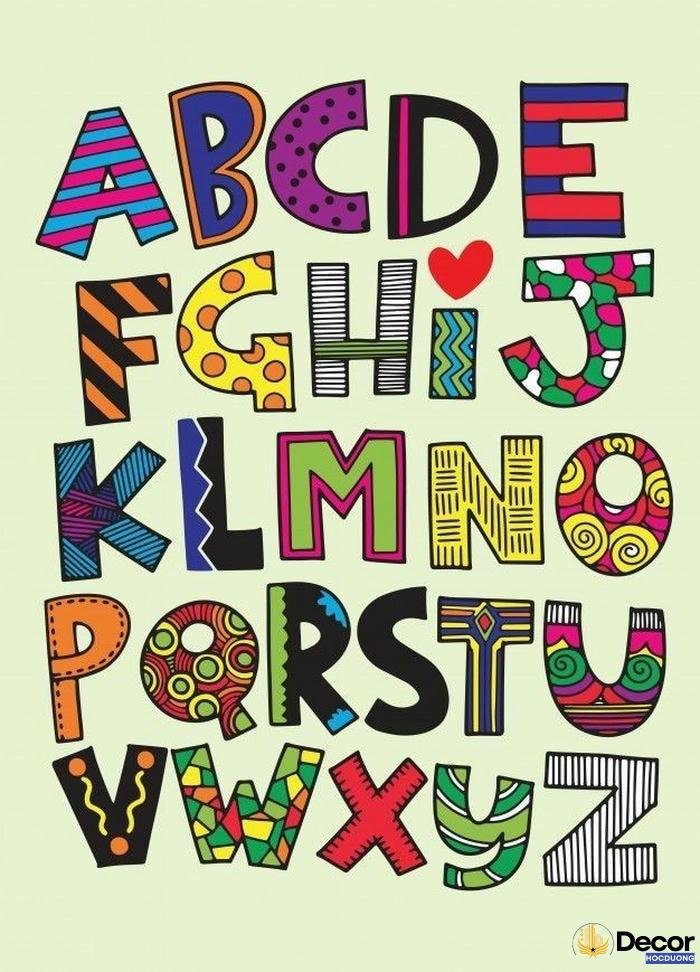 trang trí chữ cái nghệ thuật (1)
