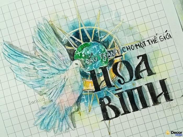 trang trí chữ cái nghệ thuật