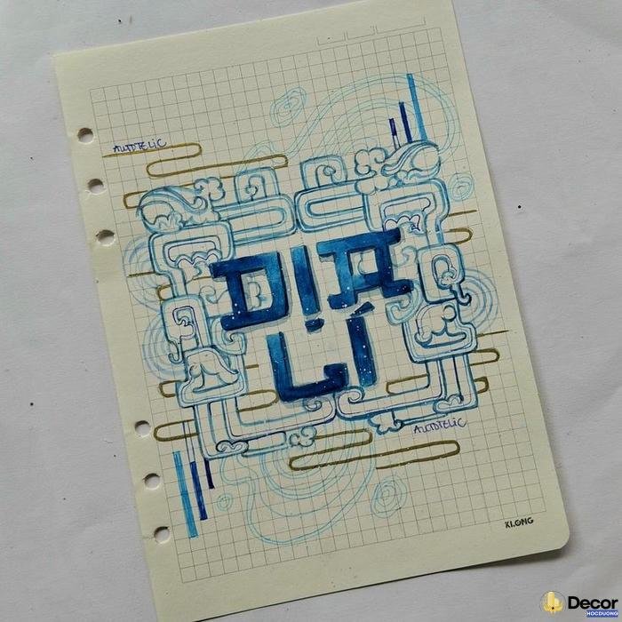 trang trí chữ full hd