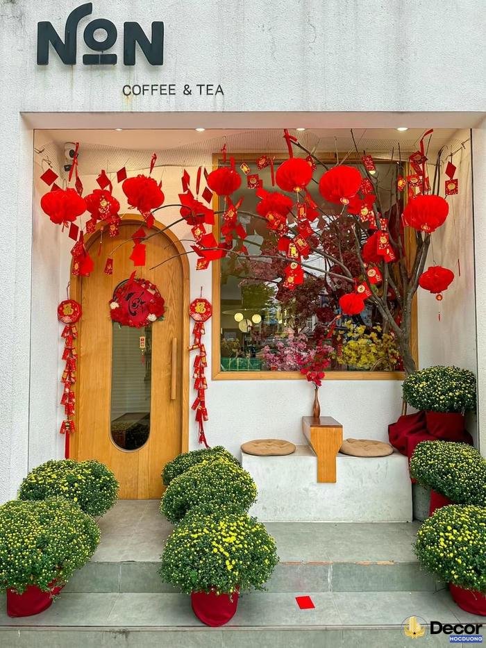 trang trí cổng tết hd