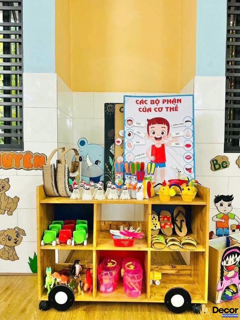 trang trí cửa lớp