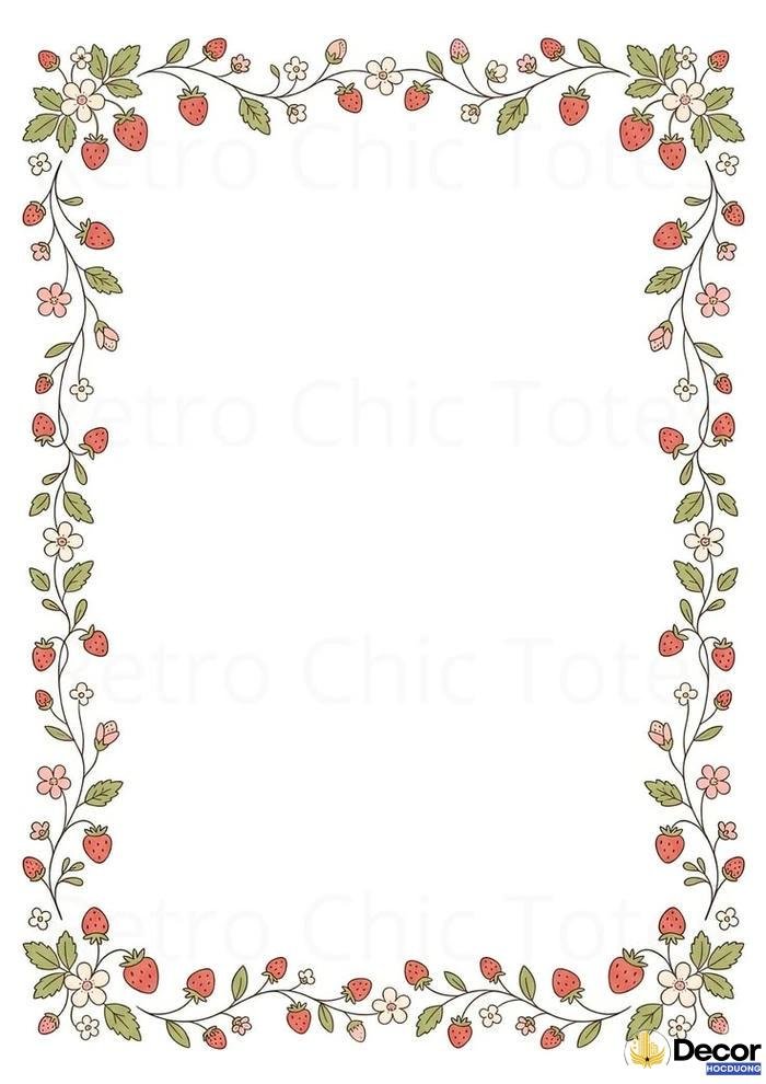 trang trí đường diềm lớp 6