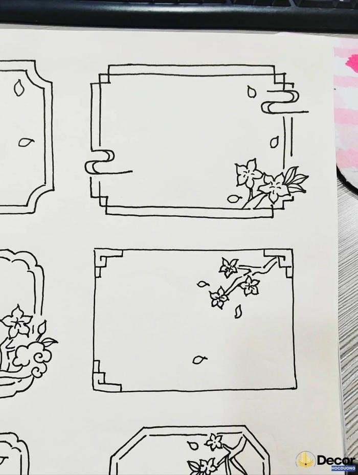trang trí đường diềm