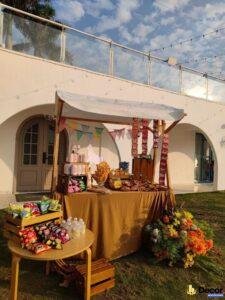 trang trí gian hàng ẩm thực