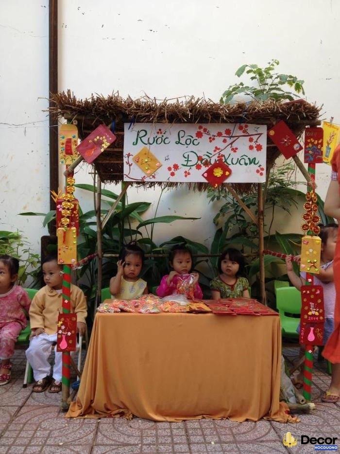trang trí gian hàng ẩm thực độc đáo