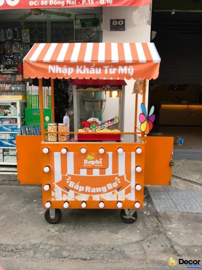 trang trí gian hàng ẩm thực truyền thống