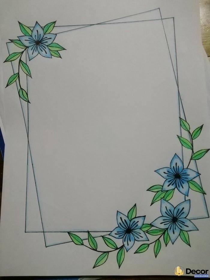 trang trí giấy a4 cute cho các bạn tham khảo