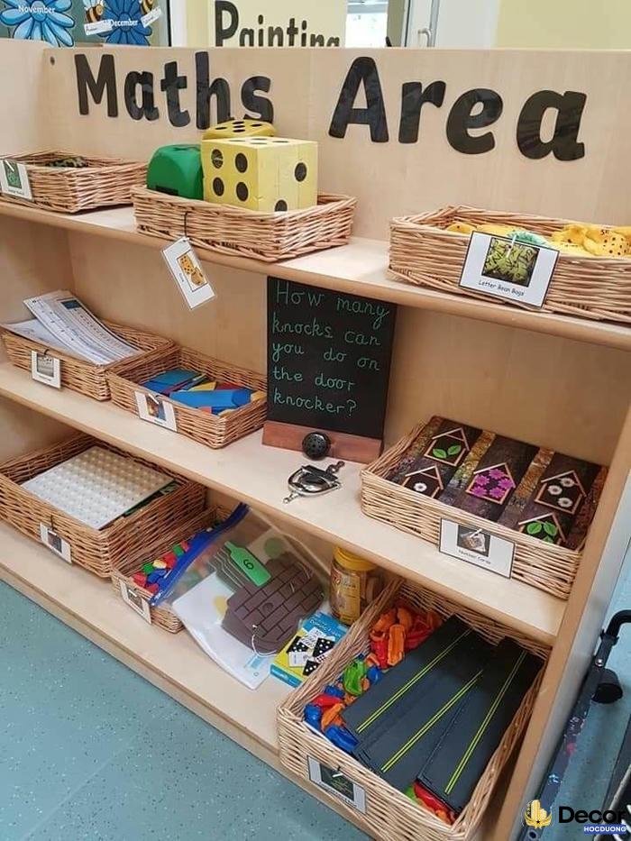 trang trí góc khoa học steam