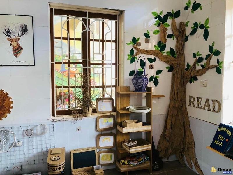 trang trí góc thiên nhiên mầm non