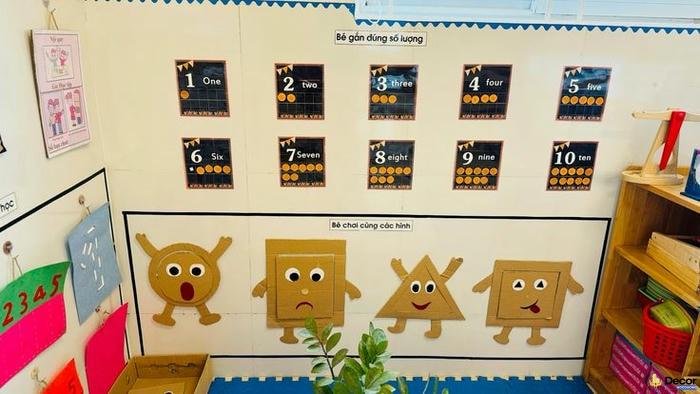 trang trí góc thư viện cho bé