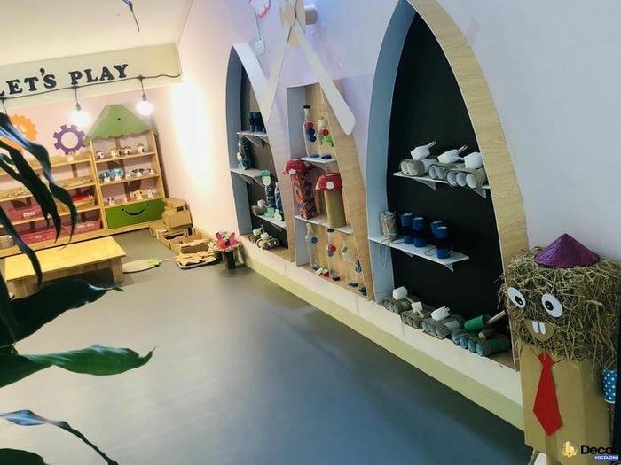 trang trí góc thư viện lạ mắt