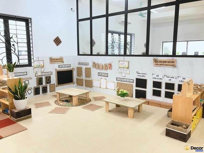 trang trí góc thư viện sáng