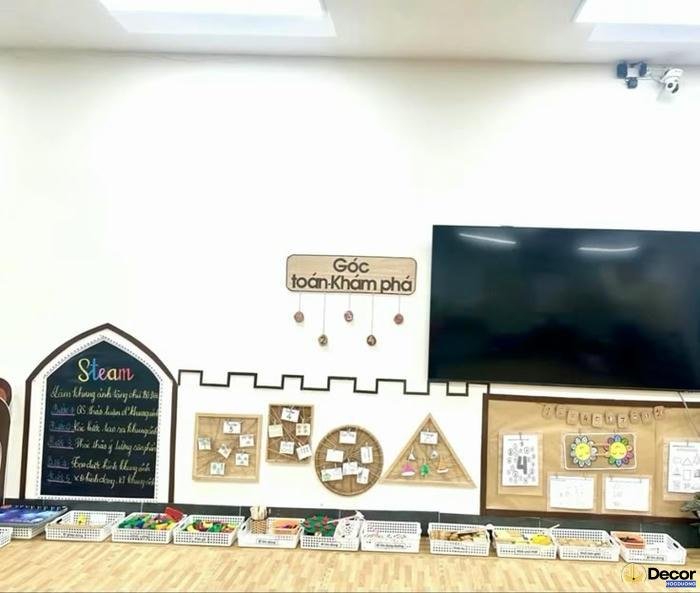 trang trí góc thư viện tiểu học