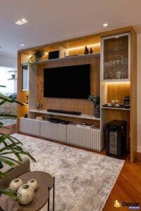 trang trí kệ tivi phòng khách siêu xinh