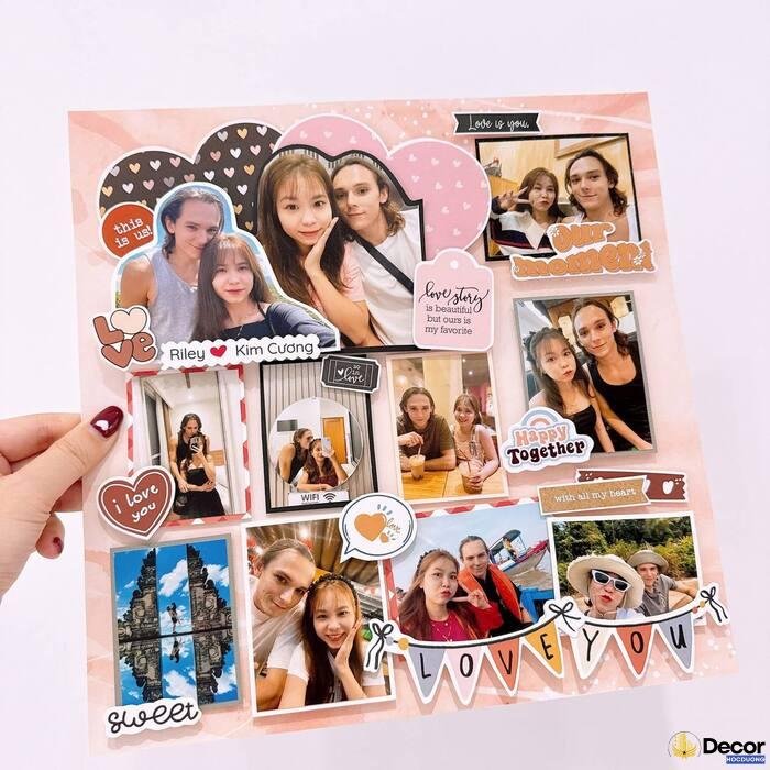 trang trí khung ảnh đáng yêu