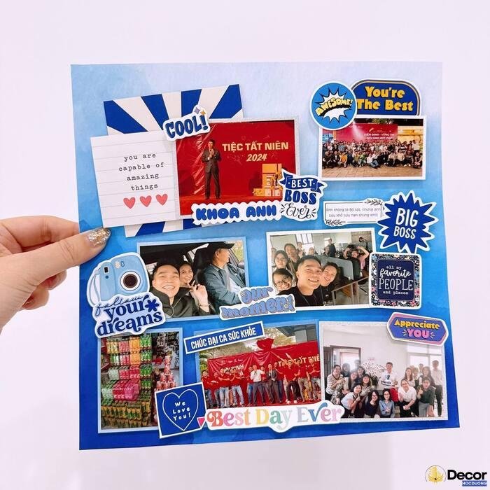 trang trí khung ảnh dễ thương