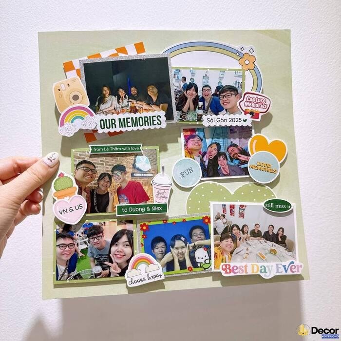 trang trí khung ảnh siêu tình cảm