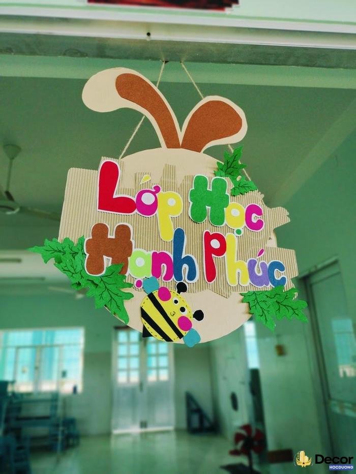 trang trí lớp đón tết