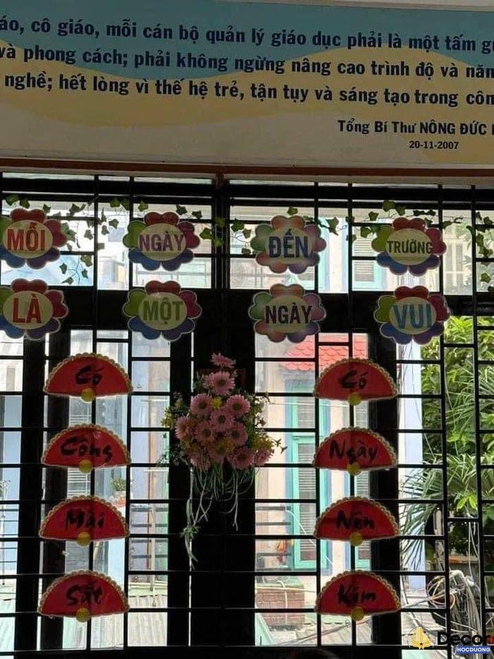 trang trí lớp học đẹp mà tiết kiệm