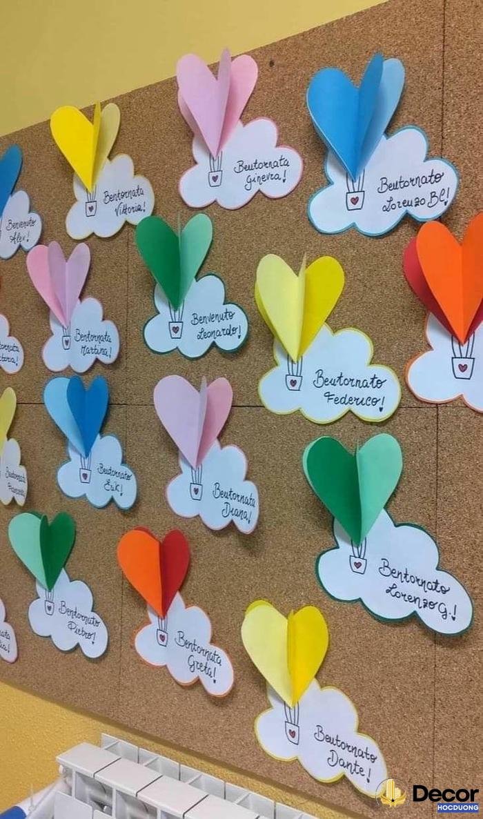 trang trí lớp học hạnh phúc nhất