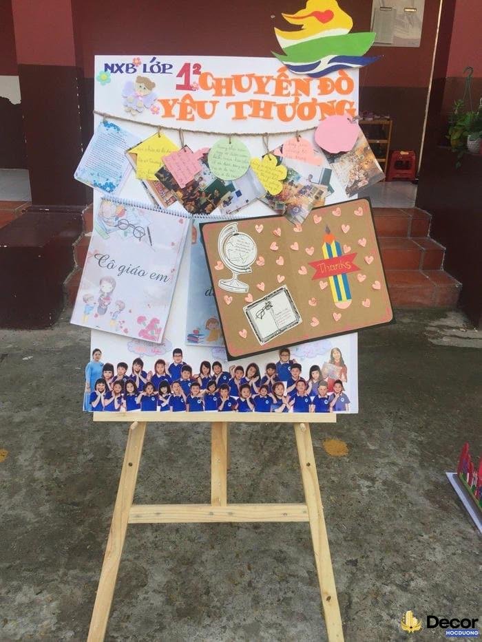 trang trí lớp học hạnh phúc sáng tạo