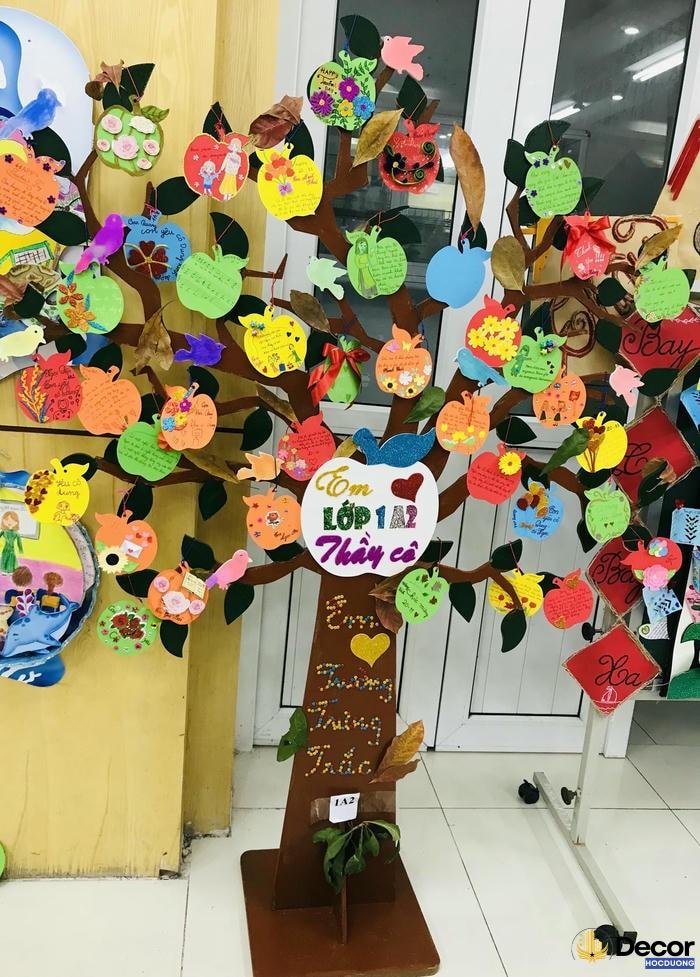trang trí lớp học hạnh phúc thpt