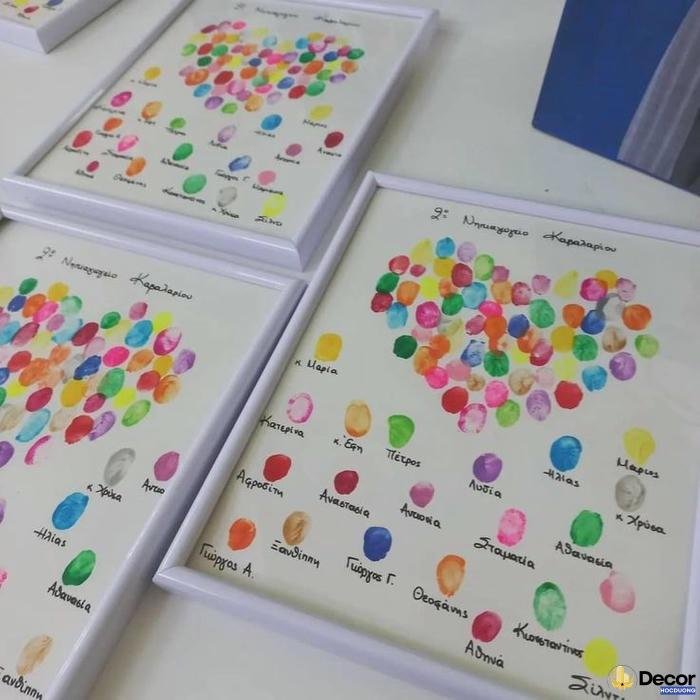 trang trí lớp học hạnh phúc trái tim