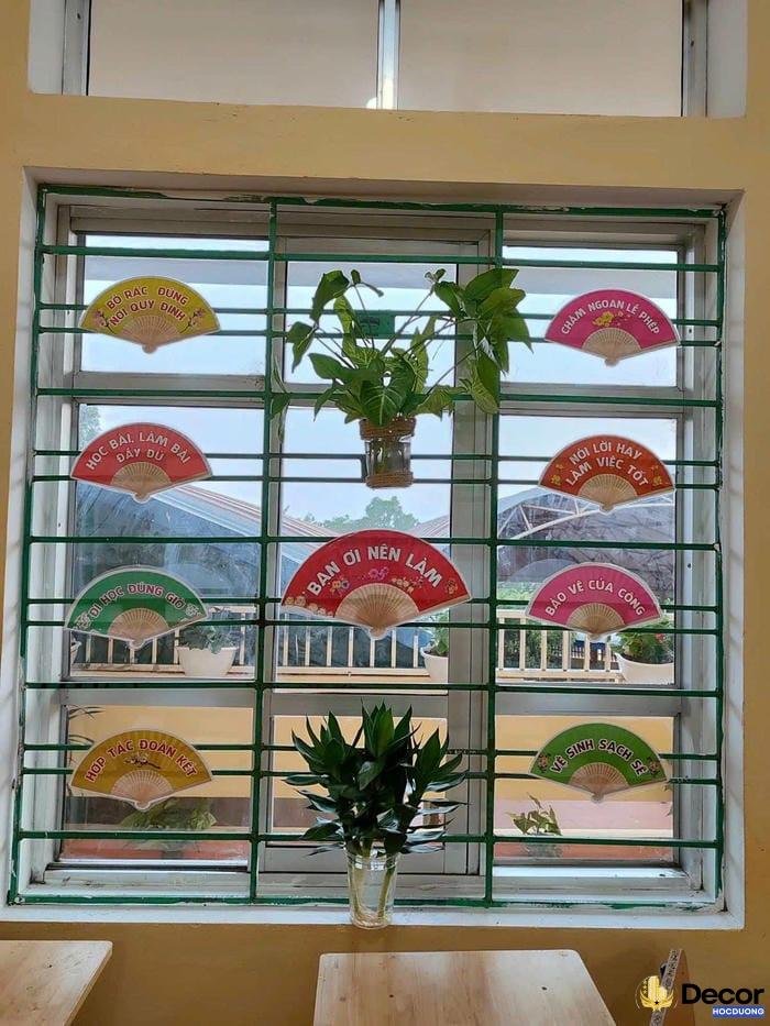 trang trí lớp học thân thiện