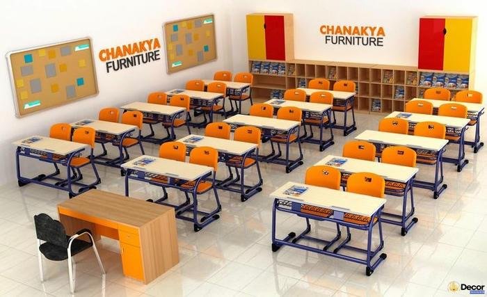 trang trí lớp học tiểu học thân thiện
