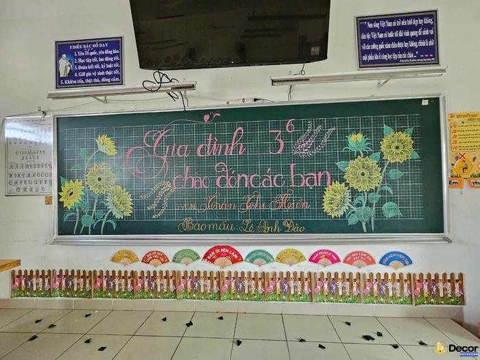 trang trí lớp học việt nam