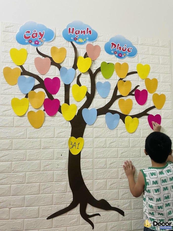 trang trí lớp học với khẩu hiệu