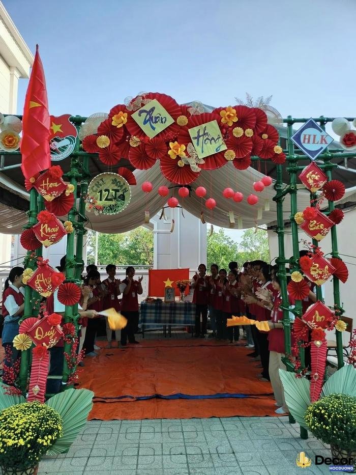 trang trí lớp ngày tết