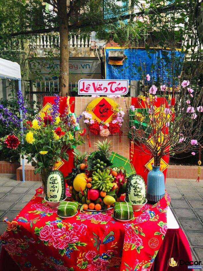 trang trí mâm ngũ quả siêu đẹp