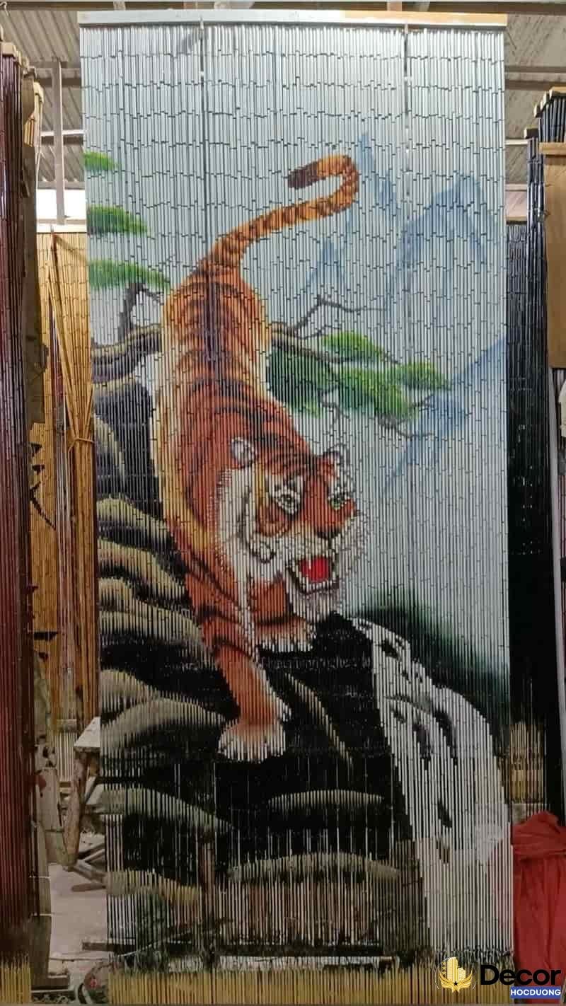 trang trí mành tre nhà hàng