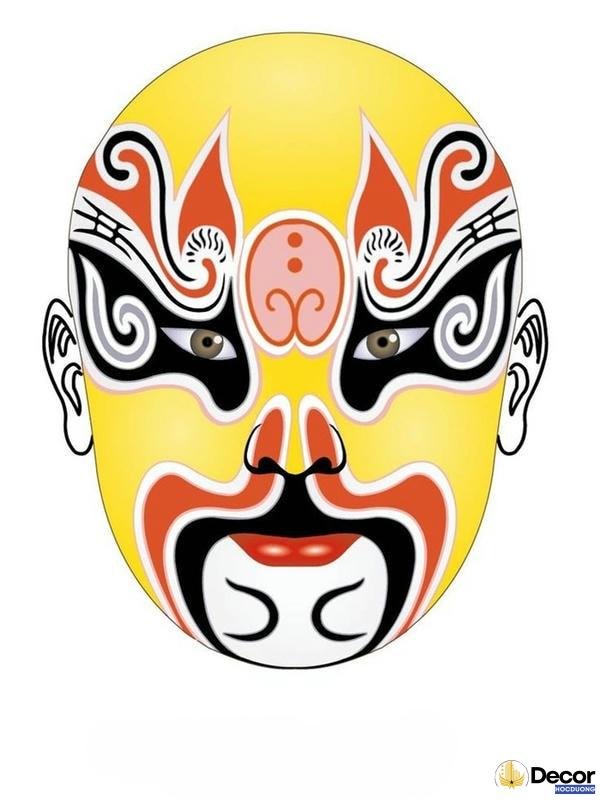 trang trí mặt nạ truyền thống đẹp