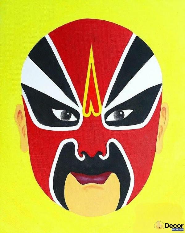 trang trí mặt nạ truyền thống phán quan