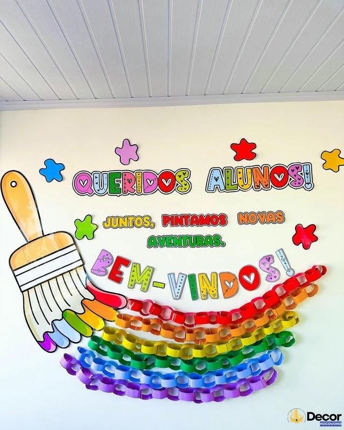 trang trí môi trường lớp học hạnh phúc