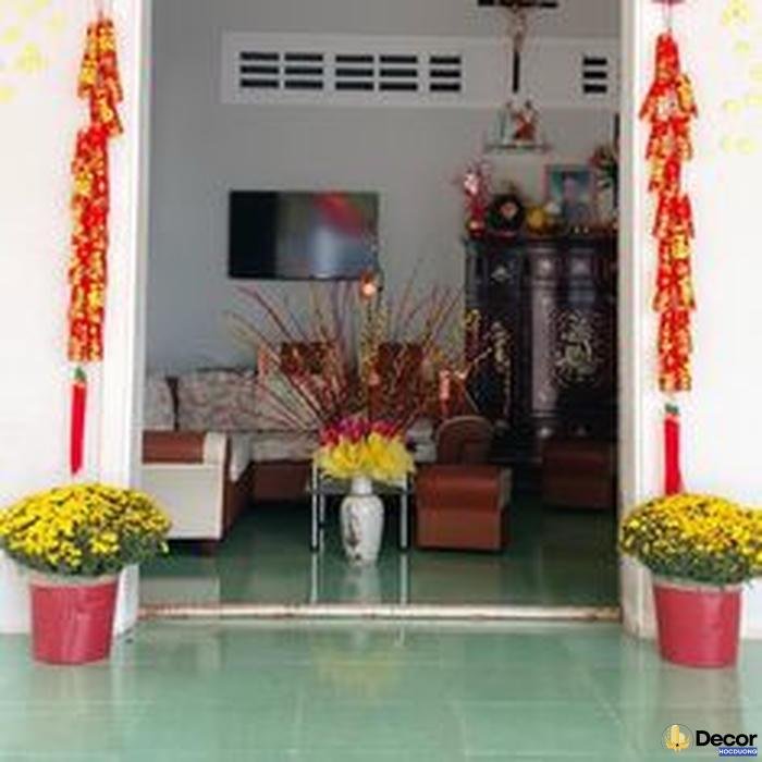 trang trí ngày tết bàn thờ gia tiên