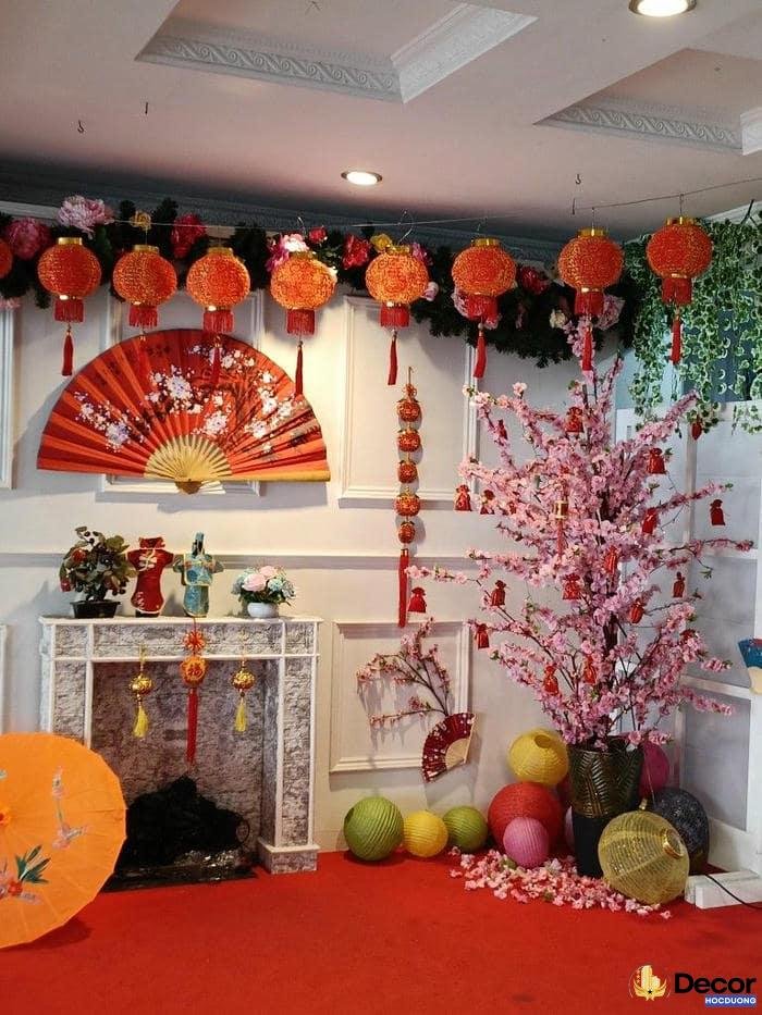 trang trí ngày tết bằng mâm ngũ quả