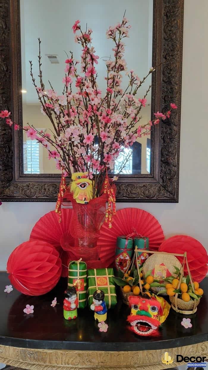 trang trí ngày tết đón xuân