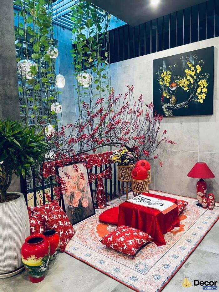 trang trí ngày tết xinh