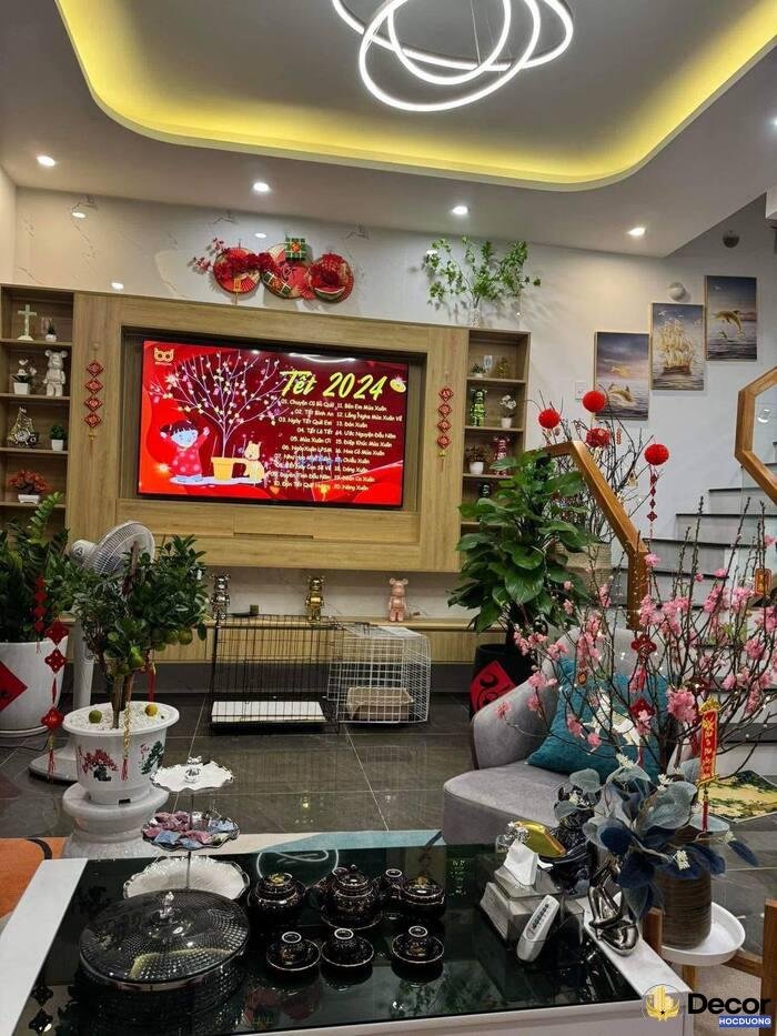 trang trí nhà ngày tết