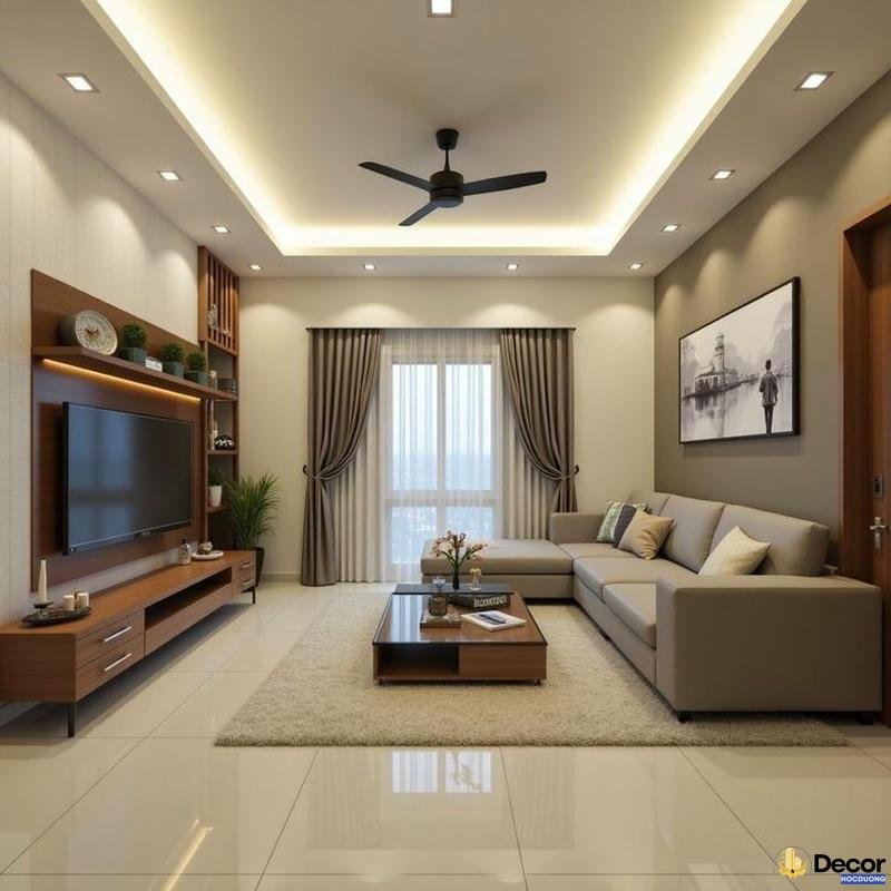 trang trí nội thất tối giản
