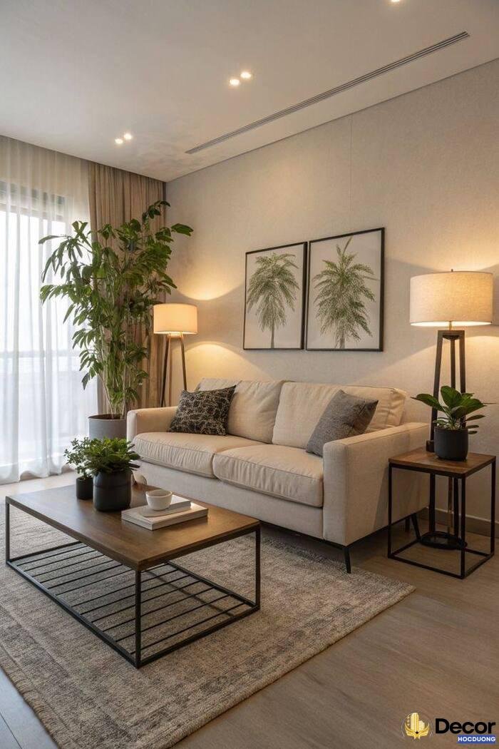 trang trí phòng khách