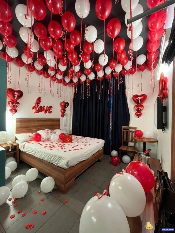 trang trí phòng tân hôn cute