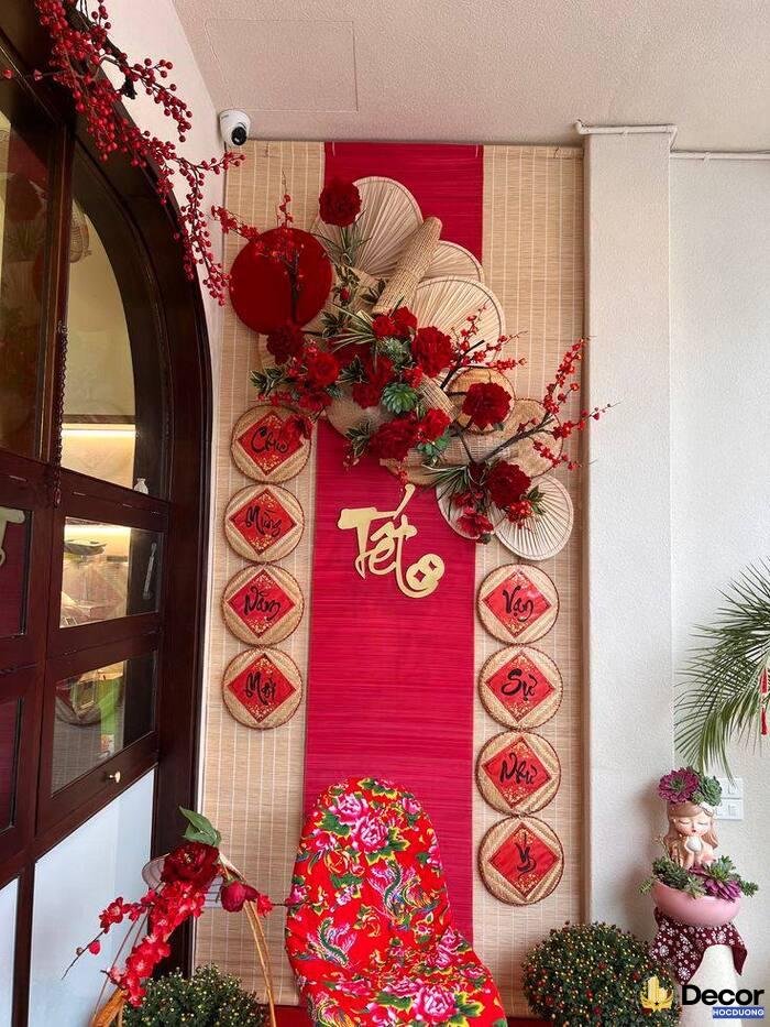 trang trí quạt tết đẹp nhất