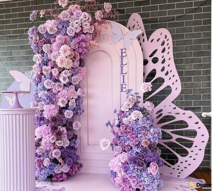 trang trí sinh nhật cho bé bằng bong bóng