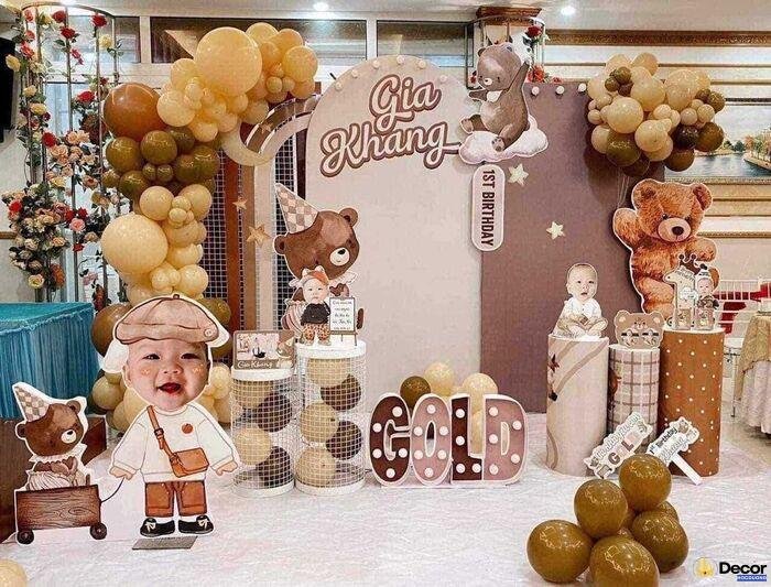 trang trí sinh nhật cho bé xinh