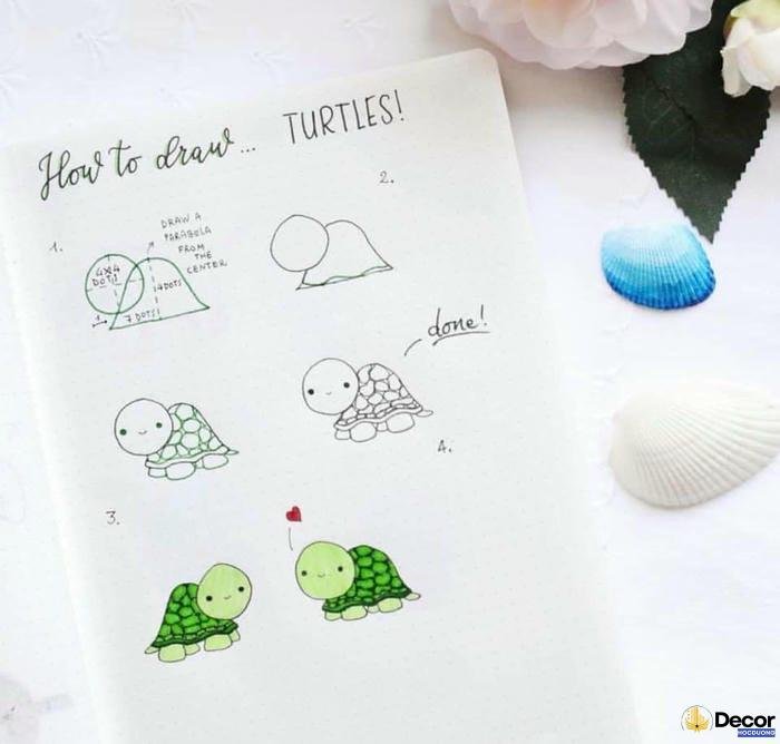 trang trí sổ tay bullet journal