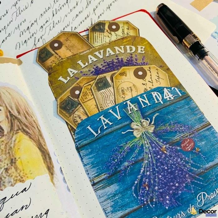 trang trí sổ tay học tập đơn giản